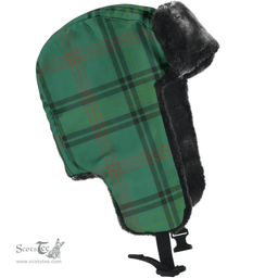 Scottish Ross Hunting Ancient Clan Tartan Trapper Hat - Classic Scottish Plaid Tartan Plaid
