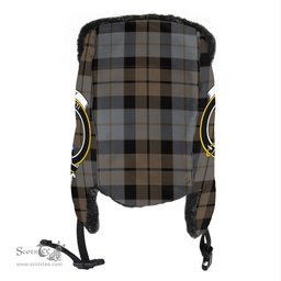 Scottish MacKay Weathered Clans Tartan Trapper Hat - Crest Classic Scottish Plaid Tartan Plaid