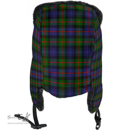 Scottish Murray of Atholl Modern Clan Tartan Trapper Hat - Classic Scottish Plaid Tartan Plaid