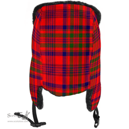Scottish Murray (of Dysart) Clan Tartan Trapper Hat - Classic Scottish Plaid Tartan Plaid