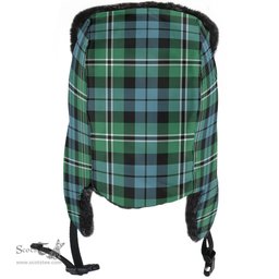 Scottish Melville Clan Tartan Trapper Hat - Classic Success Scottish Plaid Tartan Plaid
