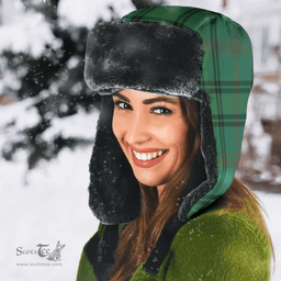Scottish Ross Hunting Ancient Clan Tartan Trapper Hat - Classic Scottish Plaid Tartan Plaid