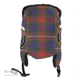 Scottish Fraser Hunting Modern Clans Tartan Trapper Hat - Crest Classic Scottish Plaid Tartan Plaid
