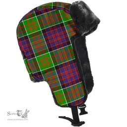 Scottish MacDonald of Clan Ranald Clan Tartan Trapper Hat - Classic Scottish Plaid Tartan Plaid