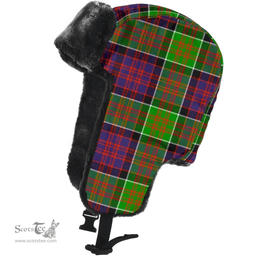 Scottish MacDonald of Clan Ranald Clan Tartan Trapper Hat - Classic Scottish Plaid Tartan Plaid