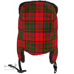 Scottish Stewart of Appin Modern Clan Tartan Trapper Hat - Classic Scottish Plaid Tartan Plaid