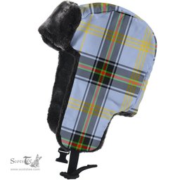 Scottish Bell of the Borders Clan Tartan Trapper Hat - Classic Scottish Plaid Tartan Plaid