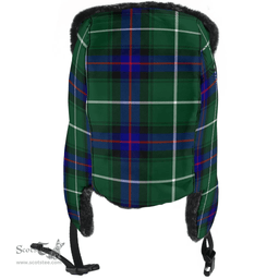 Scottish MacDonald of the Isles Clan Tartan Trapper Hat - Classic Scottish Plaid Tartan Plaid