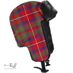 Scottish Shaw of Tordarroch Clan Tartan Trapper Hat - Classic Scottish Plaid Tartan Plaid