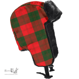 Scottish Erskine Modern Clan Tartan Trapper Hat - Classic Scottish Plaid Tartan Plaid