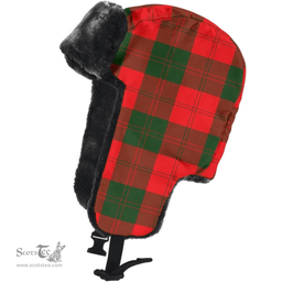Scottish Erskine Modern Clan Tartan Trapper Hat - Classic Scottish Plaid Tartan Plaid