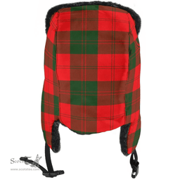 Scottish Erskine Modern Clan Tartan Trapper Hat - Classic Scottish Plaid Tartan Plaid