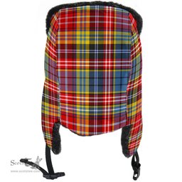 Scottish Ogilvie of Airlie Ancient Clan Tartan Trapper Hat - Classic Scottish Plaid Tartan Plaid