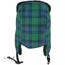Scottish Shaw of Sauchie Clan Tartan Trapper Hat - Classic Scottish Plaid Tartan Plaid
