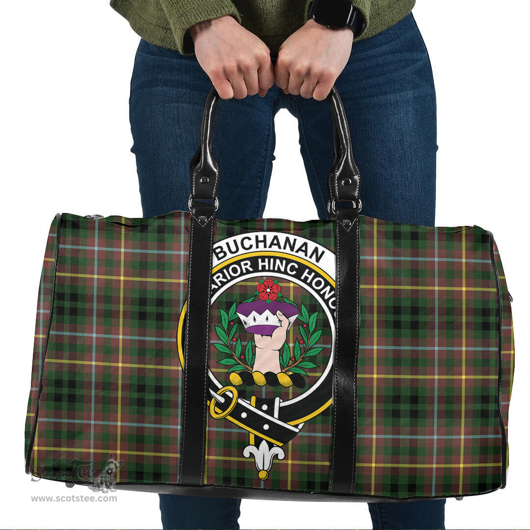 Scottish Buchanan Hunting Clan Tartan Travel Bag - Crest Classic Scottish Plaid Tartan Plaid