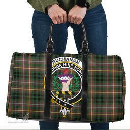 Scottish Buchanan Hunting Clan Tartan Travel Bag - Crest Classic Scottish Plaid Tartan Plaid