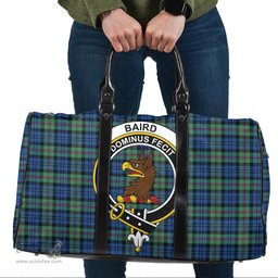 Scottish Baird Ancient Clan Tartan Travel Bag - Crest Classic Scottish Plaid Tartan Plaid