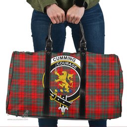 Scottish Cumming Modern Clan Tartan Travel Bag - Crest Classic Scottish Plaid Tartan Plaid