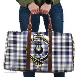 Scottish Hannay Modern Clan Tartan Travel Bag - Crest Classic Scottish Plaid Tartan Plaid