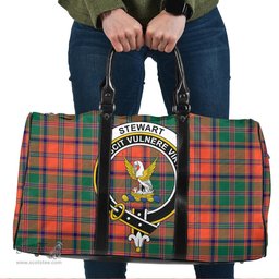 Scottish Stewart of Appin Ancient Clan Tartan Travel Bag - Crest Classic Scottish Plaid Tartan Plaid