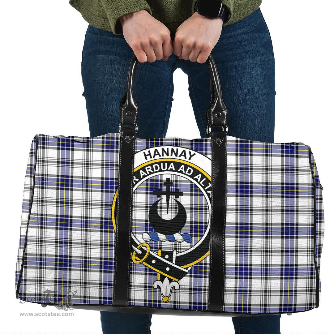 Scottish Hannay Modern Clan Tartan Travel Bag - Crest Classic Scottish Plaid Tartan Plaid
