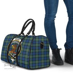 Scottish Baird Ancient Clan Tartan Travel Bag - Crest Classic Scottish Plaid Tartan Plaid