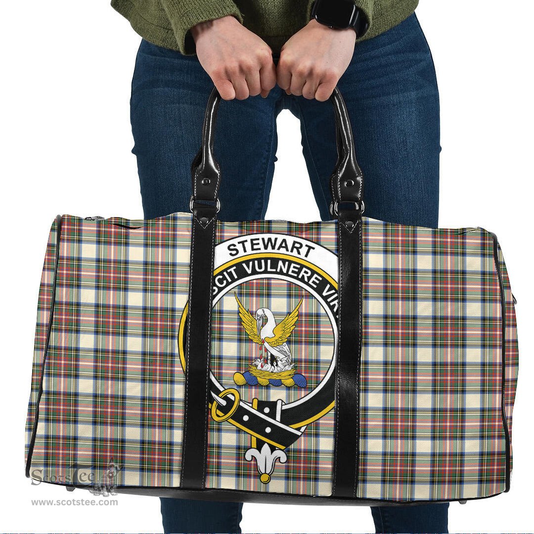 Scottish Stewart Dress Ancient Clan Tartan Travel Bag - Crest Classic Scottish Plaid Tartan Plaid