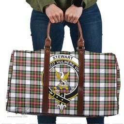Scottish Stewart Dress Modern Clan Tartan Travel Bag - Crest Classic Scottish Plaid Tartan Plaid
