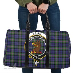 Scottish Baird Modern Clan Tartan Travel Bag - Crest Classic Scottish Plaid Tartan Plaid