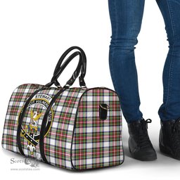 Scottish Stewart Dress Modern Clan Tartan Travel Bag - Crest Classic Scottish Plaid Tartan Plaid