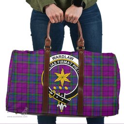 Scottish Wardlaw Modern Clan Tartan Travel Bag - Crest Classic Scottish Plaid Tartan Plaid