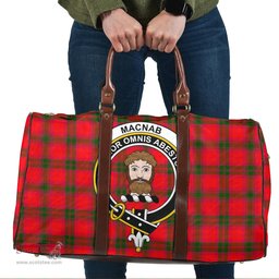 Scottish MacNab Modern Clan Tartan Travel Bag - Crest Classic Scottish Plaid Tartan Plaid