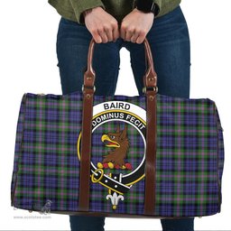 Scottish Baird Modern Clan Tartan Travel Bag - Crest Classic Scottish Plaid Tartan Plaid