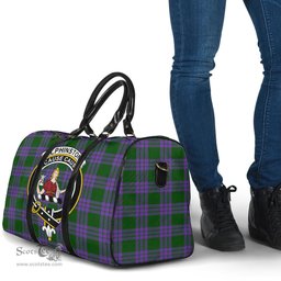 Scottish Elphinstone Clan Tartan Travel Bag - Crest Classic Scottish Plaid Tartan Plaid