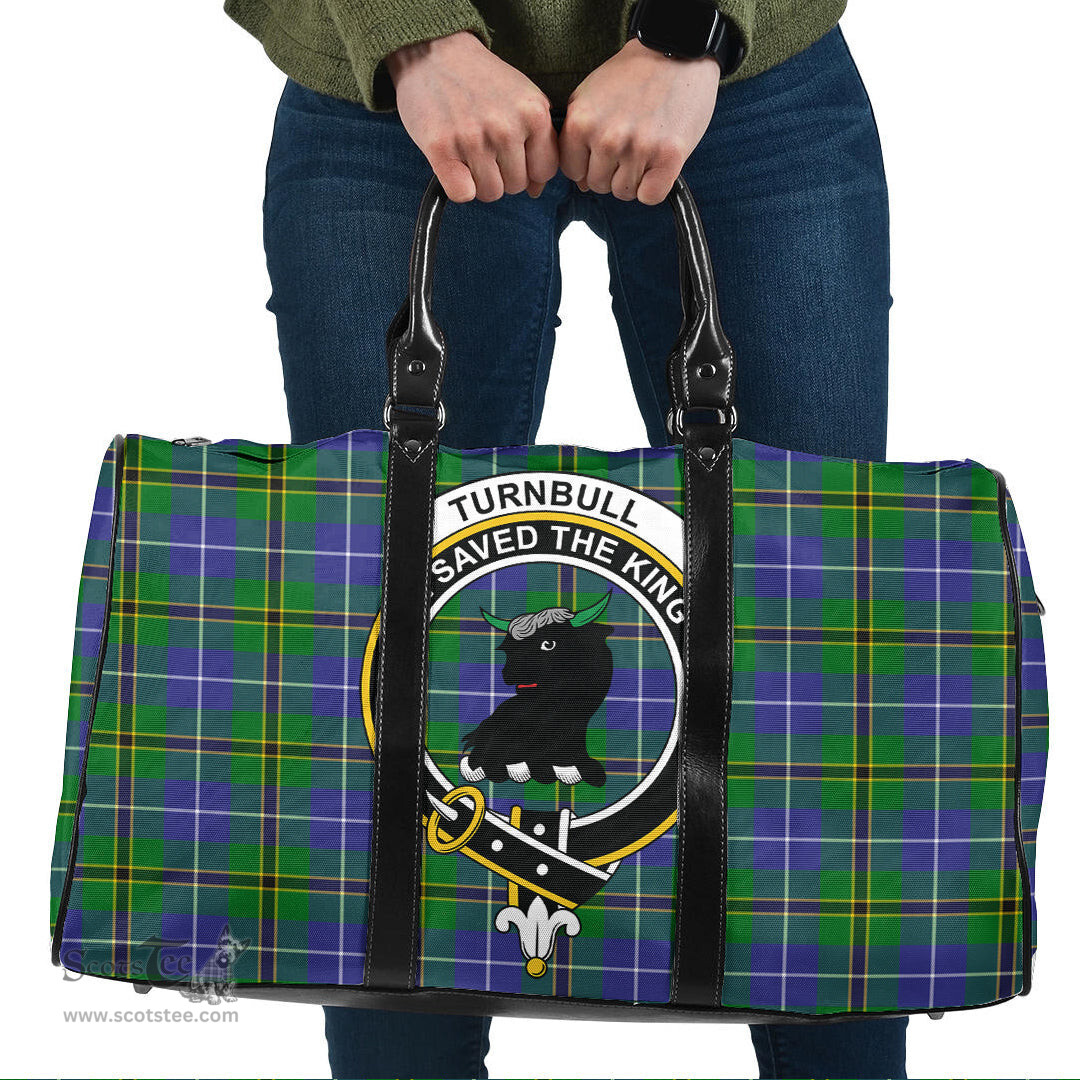 Scottish Turnbull Hunting Clan Tartan Travel Bag - Crest Classic Scottish Plaid Tartan Plaid