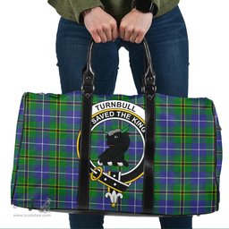 Scottish Turnbull Hunting Clan Tartan Travel Bag - Crest Classic Scottish Plaid Tartan Plaid
