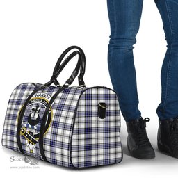 Scottish Hannay Modern Clan Tartan Travel Bag - Crest Classic Scottish Plaid Tartan Plaid