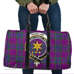Scottish Wardlaw Modern Clan Tartan Travel Bag - Crest Classic Scottish Plaid Tartan Plaid