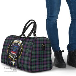 Scottish Rose Hunting Modern Clan Tartan Travel Bag - Crest Classic Scottish Plaid Tartan Plaid