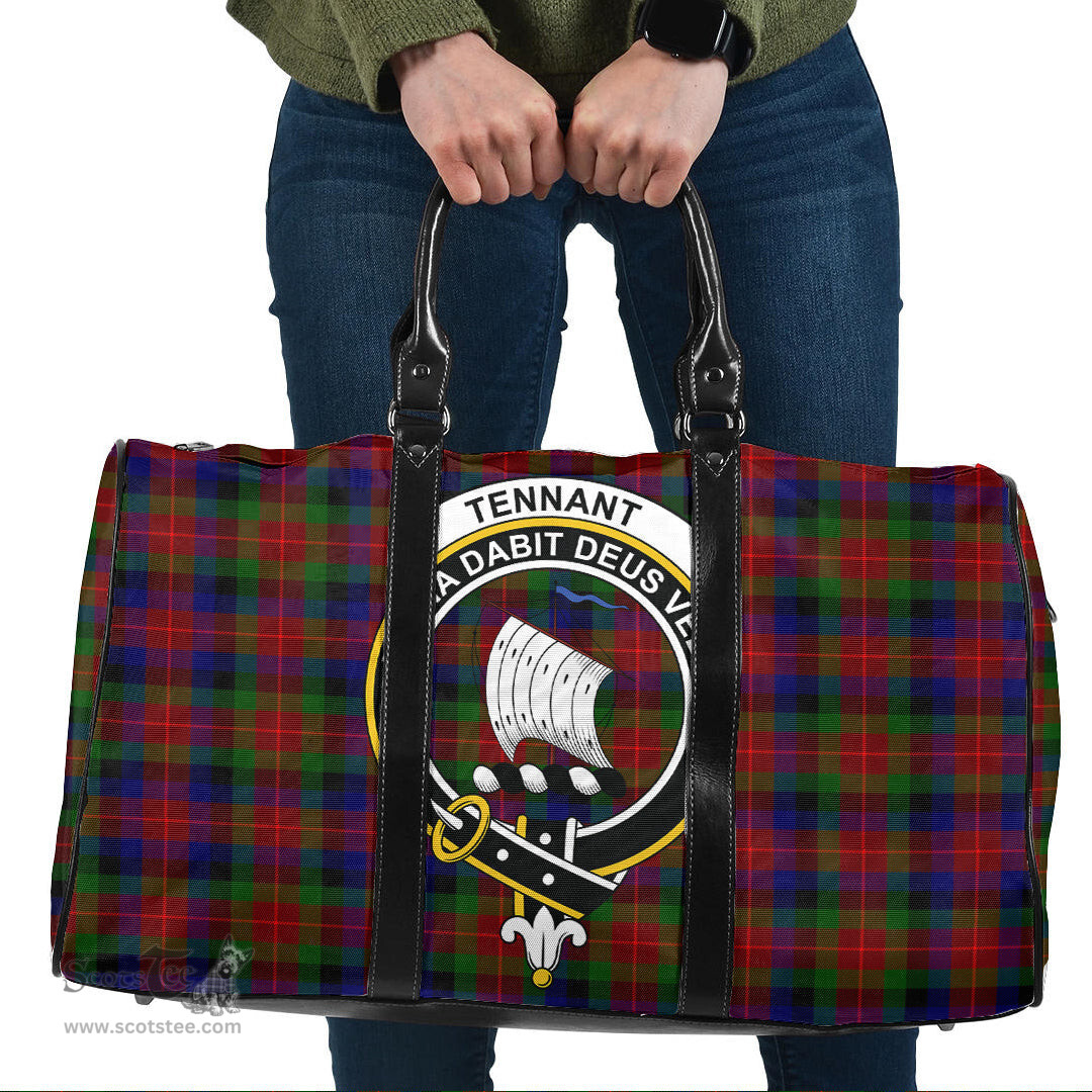 Scottish Tennant Clan Tartan Travel Bag - Crest Classic Scottish Plaid Tartan Plaid
