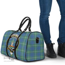 Scottish MacIntyre Hunting Ancient Clan Tartan Travel Bag - Crest Classic Scottish Plaid Tartan Plaid