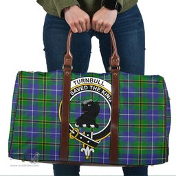 Scottish Turnbull Hunting Clan Tartan Travel Bag - Crest Classic Scottish Plaid Tartan Plaid