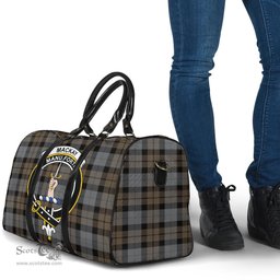 Scottish MacKay Weathered Clan Tartan Travel Bag - Crest Classic Scottish Plaid Tartan Plaid