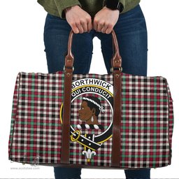 Scottish Borthwick Dress Ancient Clan Tartan Travel Bag - Crest Classic Scottish Plaid Tartan Plaid