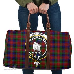 Scottish Tennant Clan Tartan Travel Bag - Crest Classic Scottish Plaid Tartan Plaid