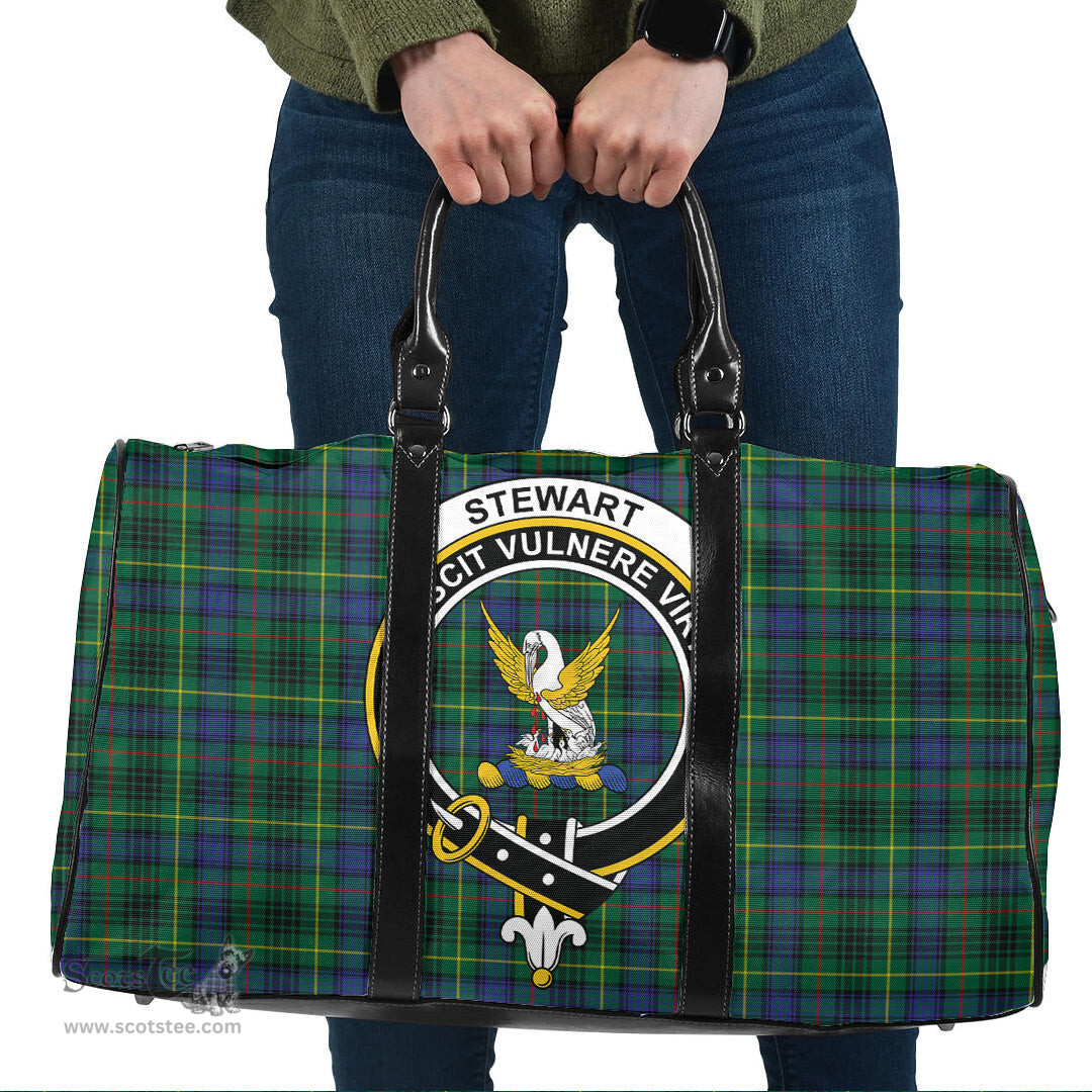 Scottish Stewart Hunting Modern Clan Tartan Travel Bag - Crest Classic Scottish Plaid Tartan Plaid