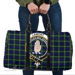 Scottish Lamont Modern Clan Tartan Travel Bag - Crest Classic Scottish Plaid Tartan Plaid