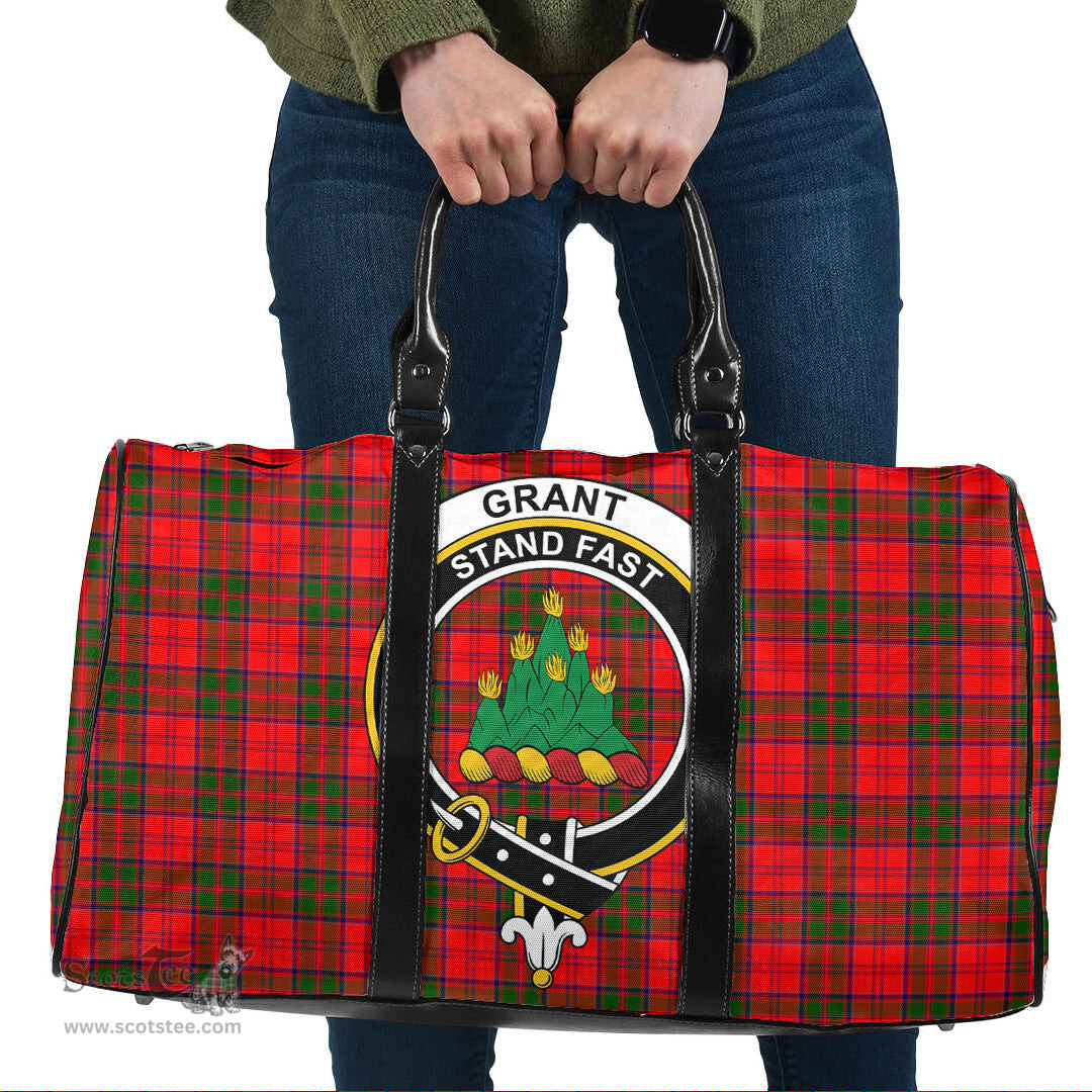 Scottish Grant Modern Clan Tartan Travel Bag - Crest Classic Scottish Plaid Tartan Plaid