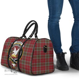 Scottish Lindsay Weathered Clan Tartan Travel Bag - Crest Classic Scottish Plaid Tartan Plaid