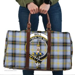 Scottish Bell of the Borders Clan Tartan Travel Bag - Crest Classic Scottish Plaid Tartan Plaid